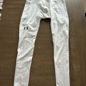 Men’s Medium Under Armour Coldgear White Leggings